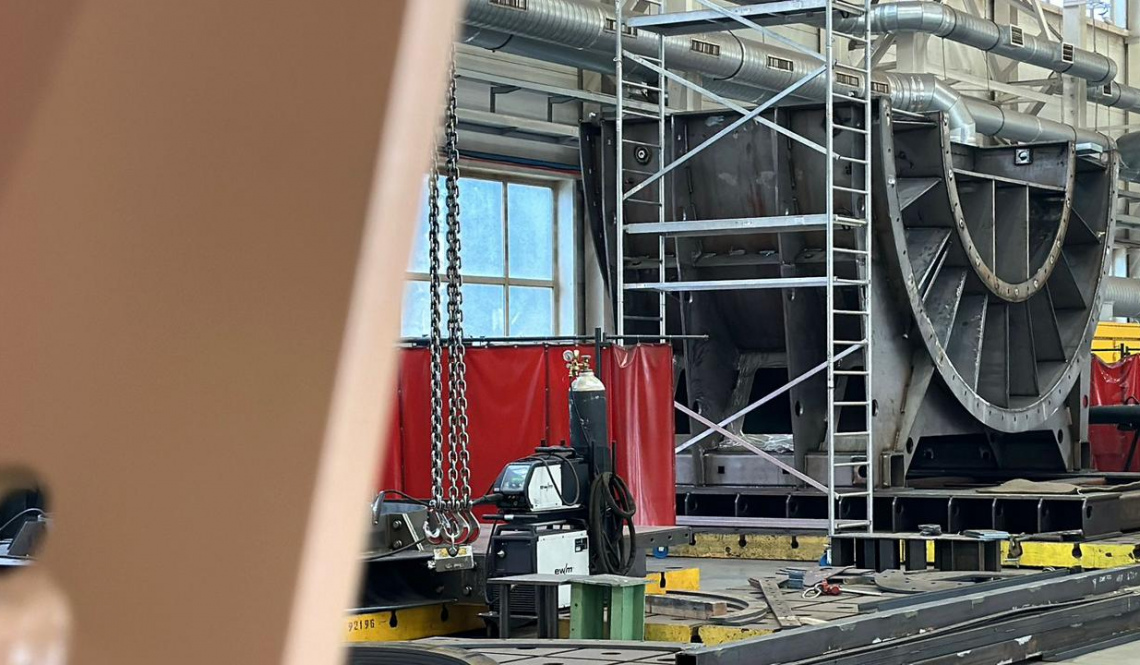 Вентилятор-гигант поедет в Башкирию. На "Вентпроме" собирают мощную установку в полсотни метров длиной